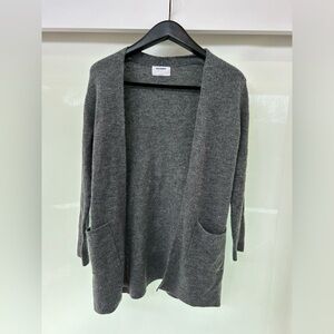 Old Navy Gray Cardigan Sweater Open Front